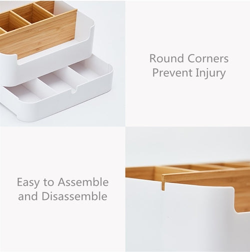 Design-Schreibtisch-Organizer mit Schublade
