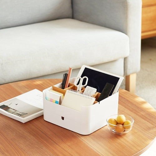Design-Schreibtisch-Organizer mit Schublade